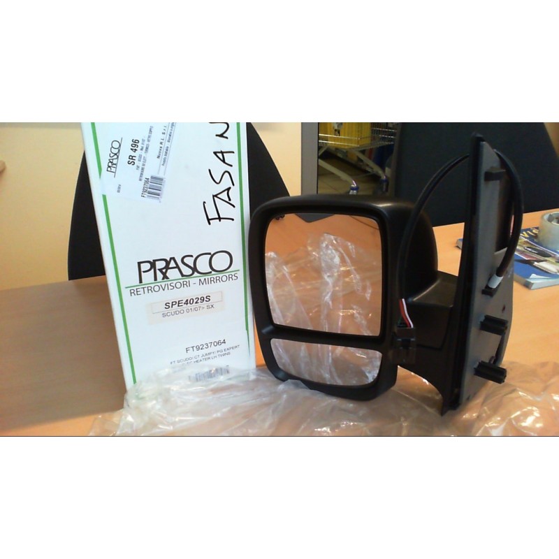 PRASCO  FT9237064 SPECCHIO FIAT SCUDO 270 SINISTRO ELETTRICO RISCALDATO , CODICI COMPATIBILI: PEUGEOT 8153L7, FIAT 9467193088, 