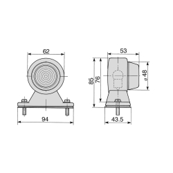 COBO 1009901 FANALINO POSTERIORE