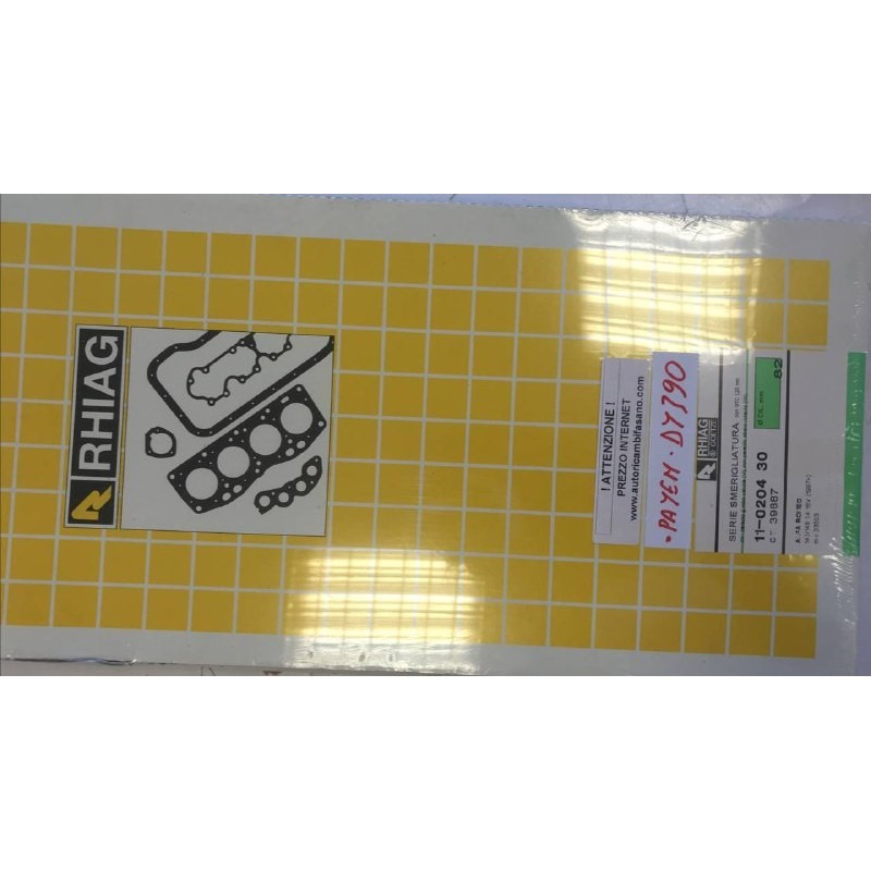 KIT GUARNIZIONI SMERIGLIO RHIAG 11020430 - DY390