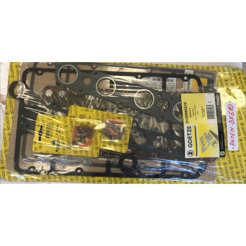 KIT GUARNIZIONI SMERIGLIO GOETZE 2126980210 - DX610