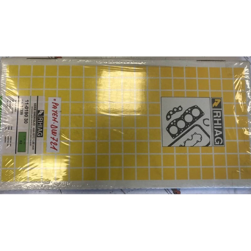 KIT GUARNIZIONI SMERIGLIO RHIAG 11019030 - DW721