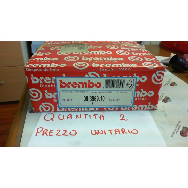 BREMBO  08396910 DISCO FRENO ANTERIORE