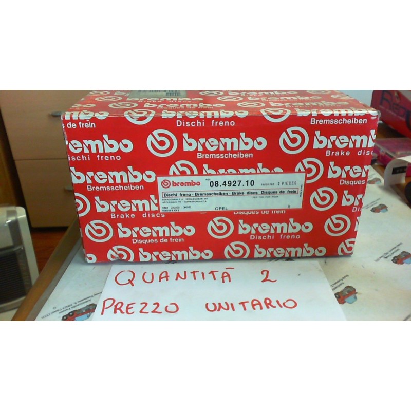 BREMBO 08492710 DISCO FRENO POSTERIORE