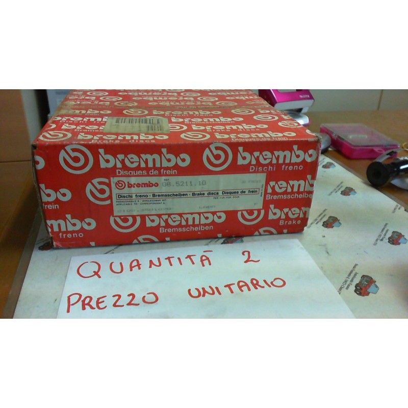 BREMBO 08521110 DISCO FRENO ANTERIORE