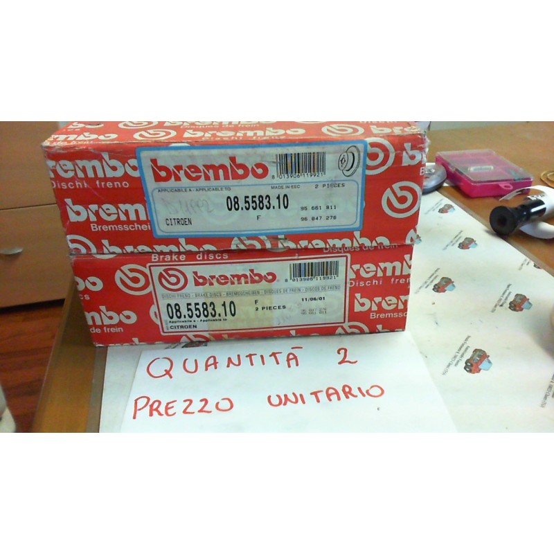 BREMBO 08558310 DISCO FRENO ANTERIORE