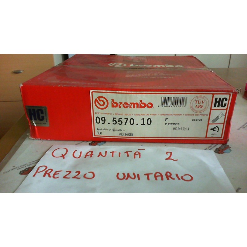 BREMBO 09557010 DISCO FRENO ANTERIORE