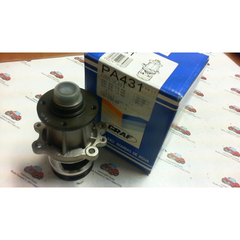 GRAF  PA431 POMPA ACQUA BMW 316I 318I 518I , CODICI COMPATIBILI: BMW 11511727123, GRAF PA431, BUGATTI PA5402, SALERI PA660, SKF