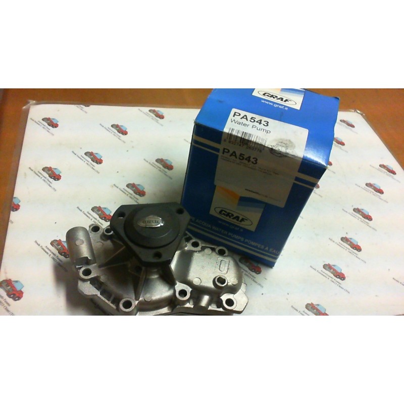 GRAF  PA543 POMPA ACQUA RENAULT R121 , CODICI COMPATIBILI: RENAULT 7701464030, RENAULT 7701467223, BUGATTI PA0195, SALERI PA497