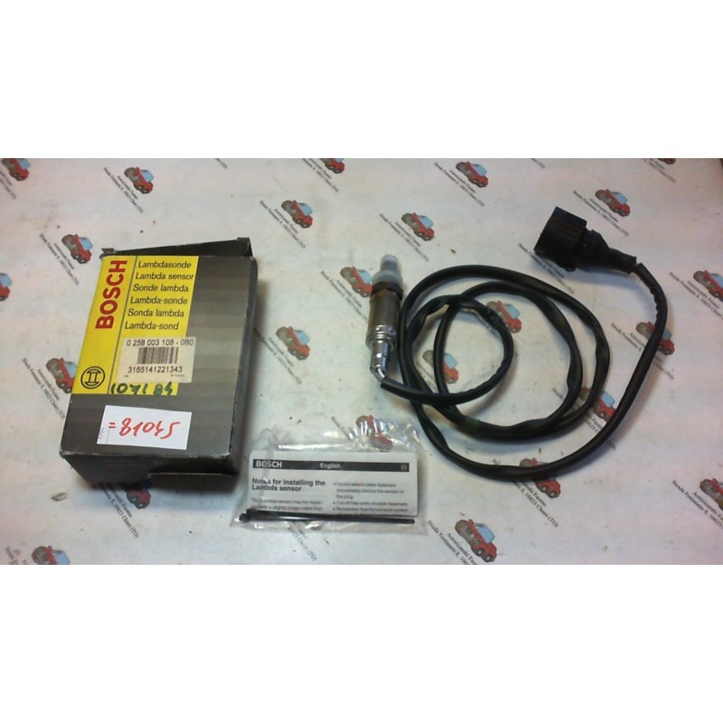 BOSCH  0258003108 SONDA LAMBDA - BMW 5 5 TOURING 8 , CODICI COMPATIBILI: BOSCH 0258005322, BOSCH 0258986503, FACET 107184, BMW 