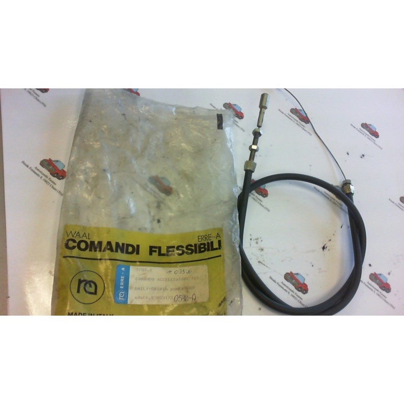 LAMPERTI  532 CAVO ACCELERATORE PEDALE DAILY-GRINTA POMPA CAV , CODICI COMPATIBILI: FIAT 93803172